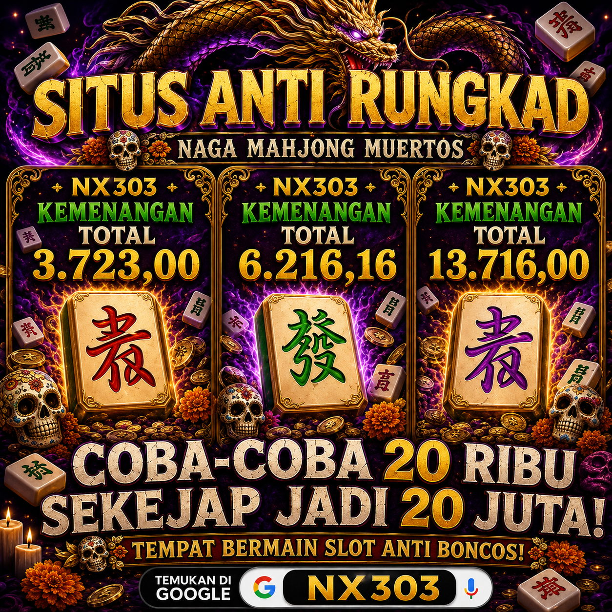 NX303 - Situs Resmi Slot Online dan Pilihan Game PG Soft