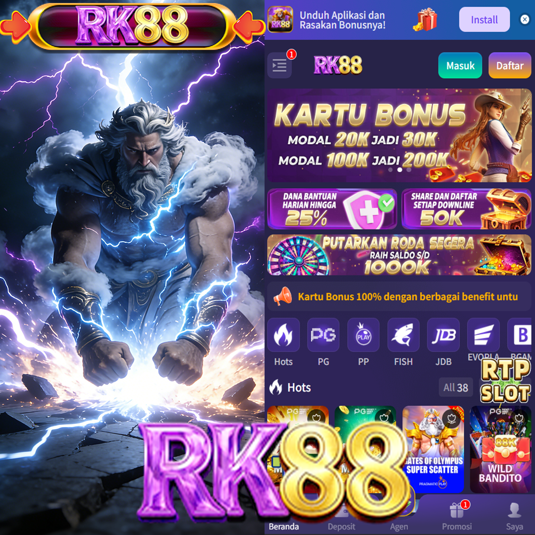 RK88 - Situs Resmi Slot Online dan Pilihan Game PG Soft
